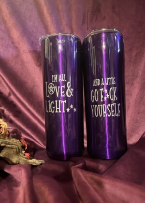 Purple Love and Light Cup